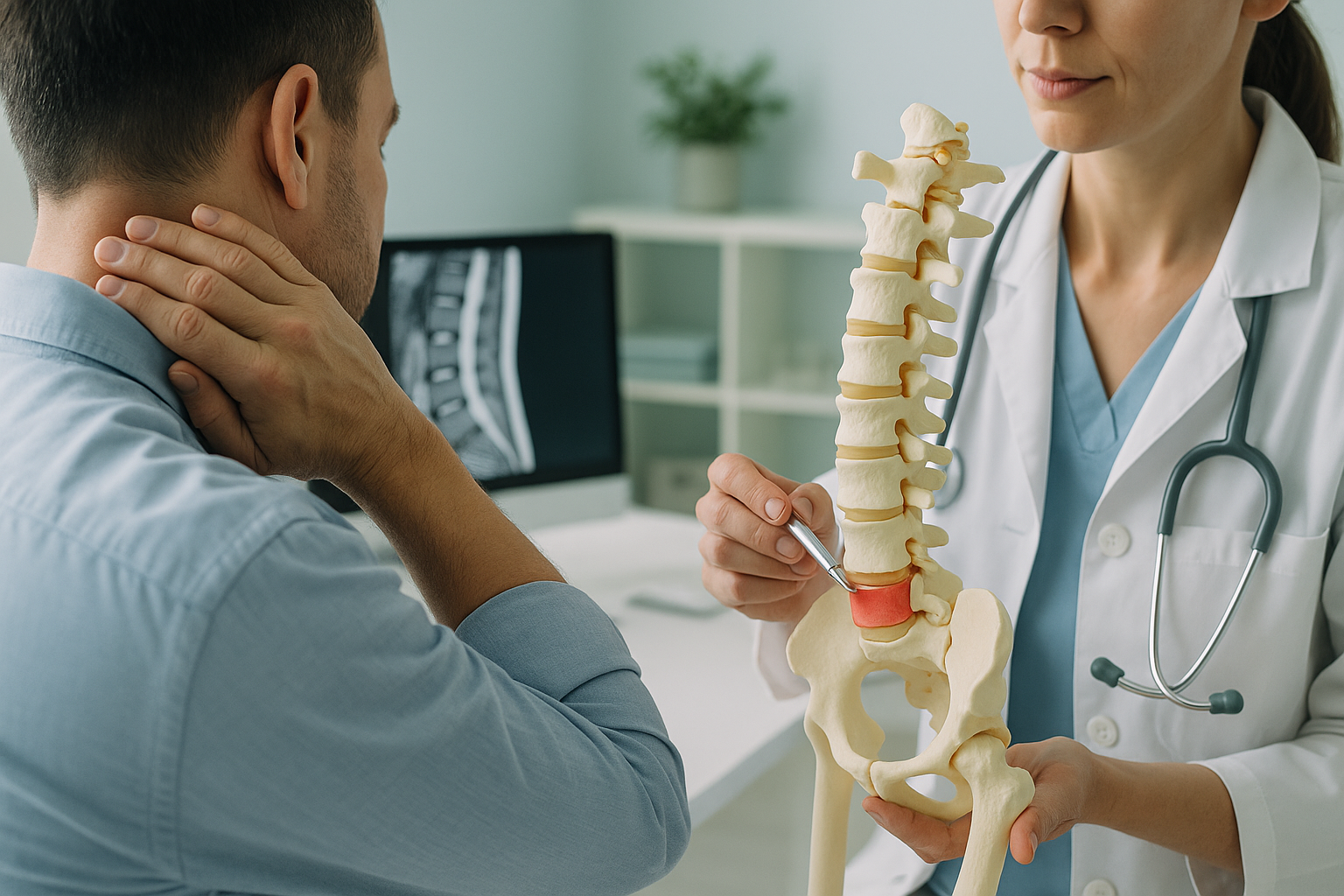 Nerve Root Compression: Causes & Relief — ScanAlign clinic illustration