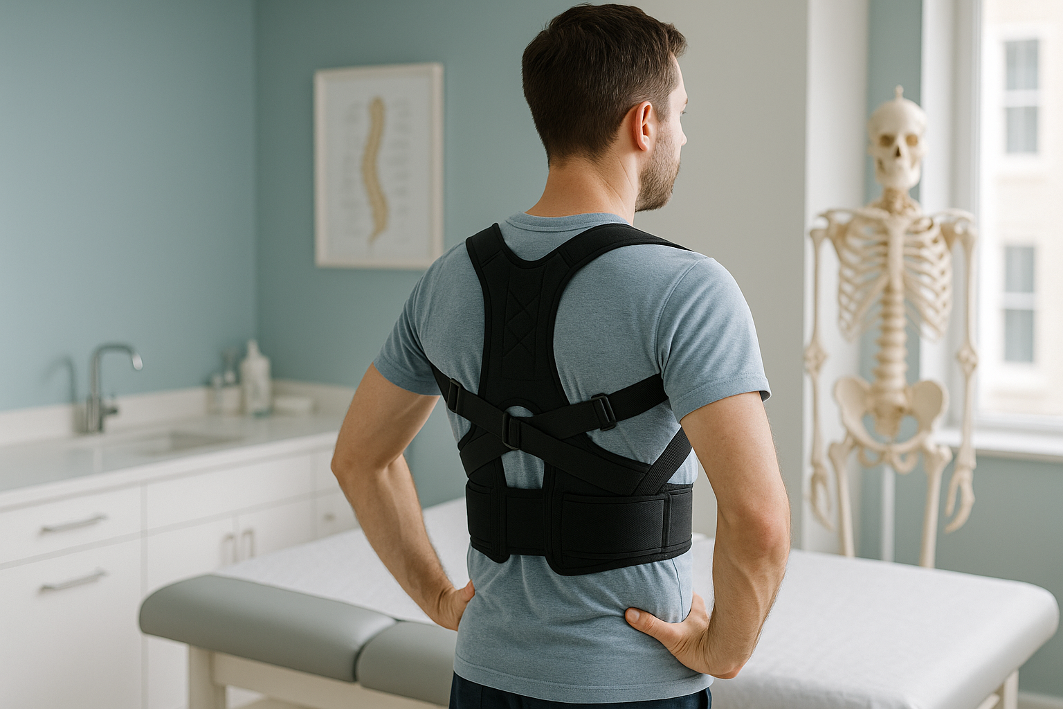 Do Posture Correctors Actually Work? — ScanAlign clinic illustration
