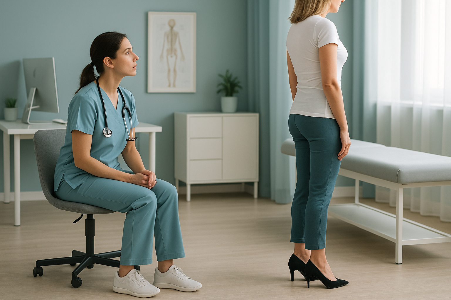 How Do Your Shoes Affect Your Posture and Alignment? — ScanAlign clinic illustration