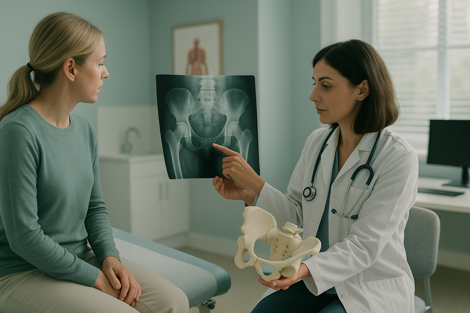 Developmental Dysplasia of the Hip (DDH) — ScanAlign clinic illustration