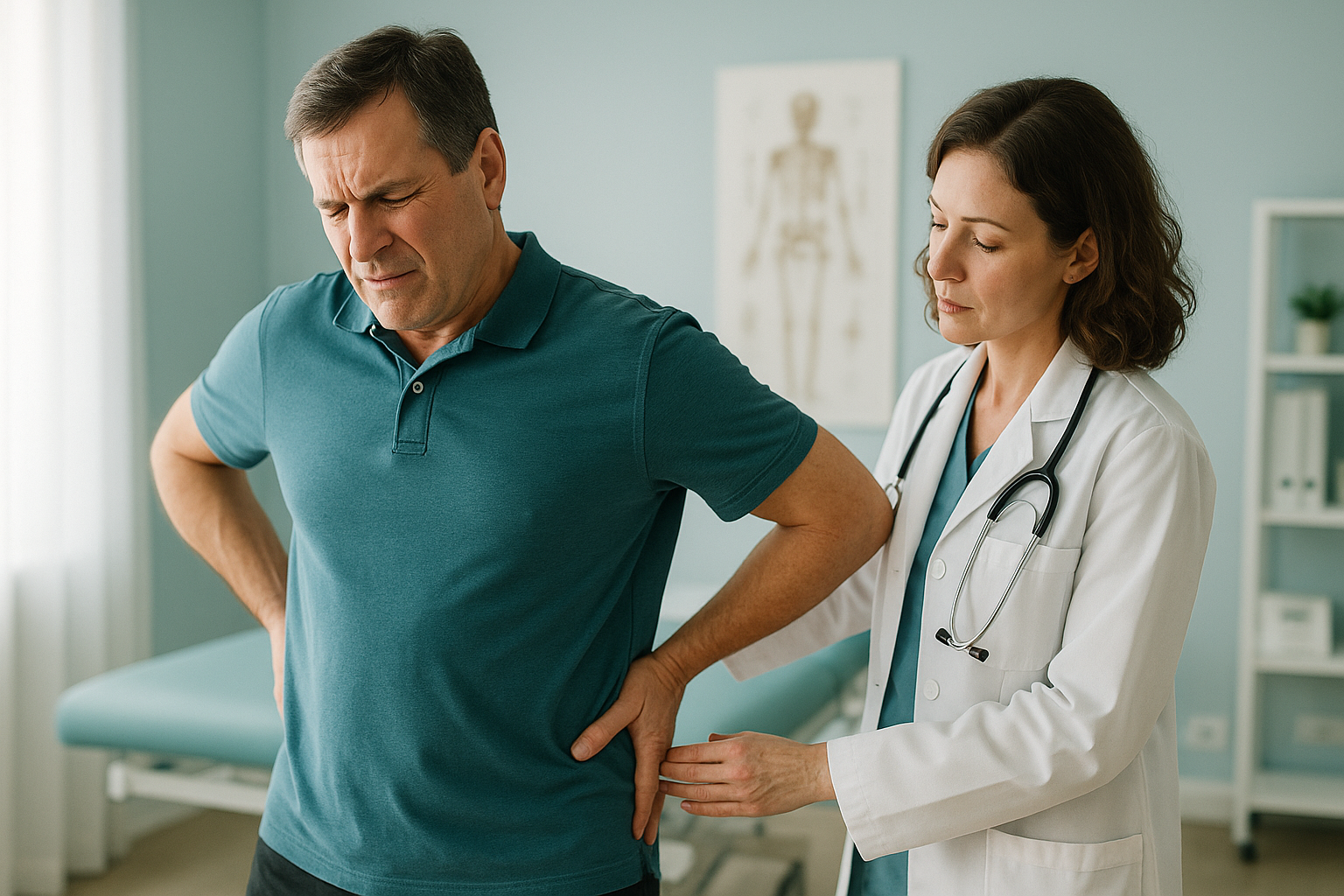 Why Do Golfers Get Lower Back Pain? — ScanAlign clinic illustration