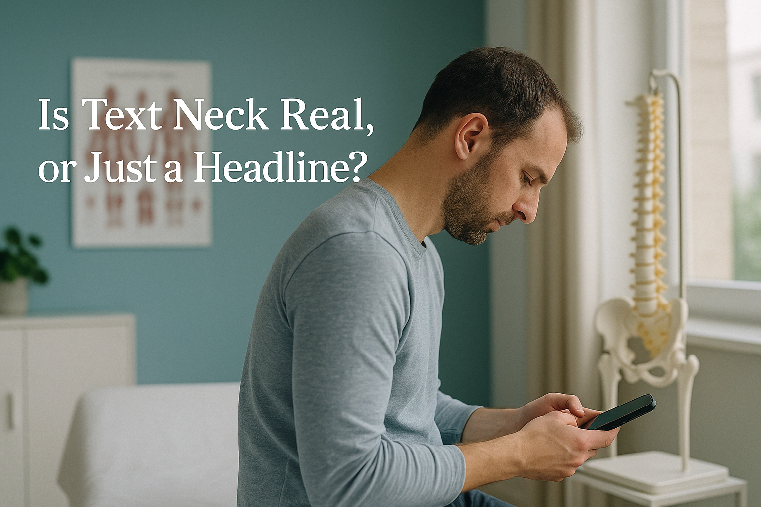 Is Text Neck Real, or Just a Headline? — ScanAlign private EOS imaging clinic, Harley Street