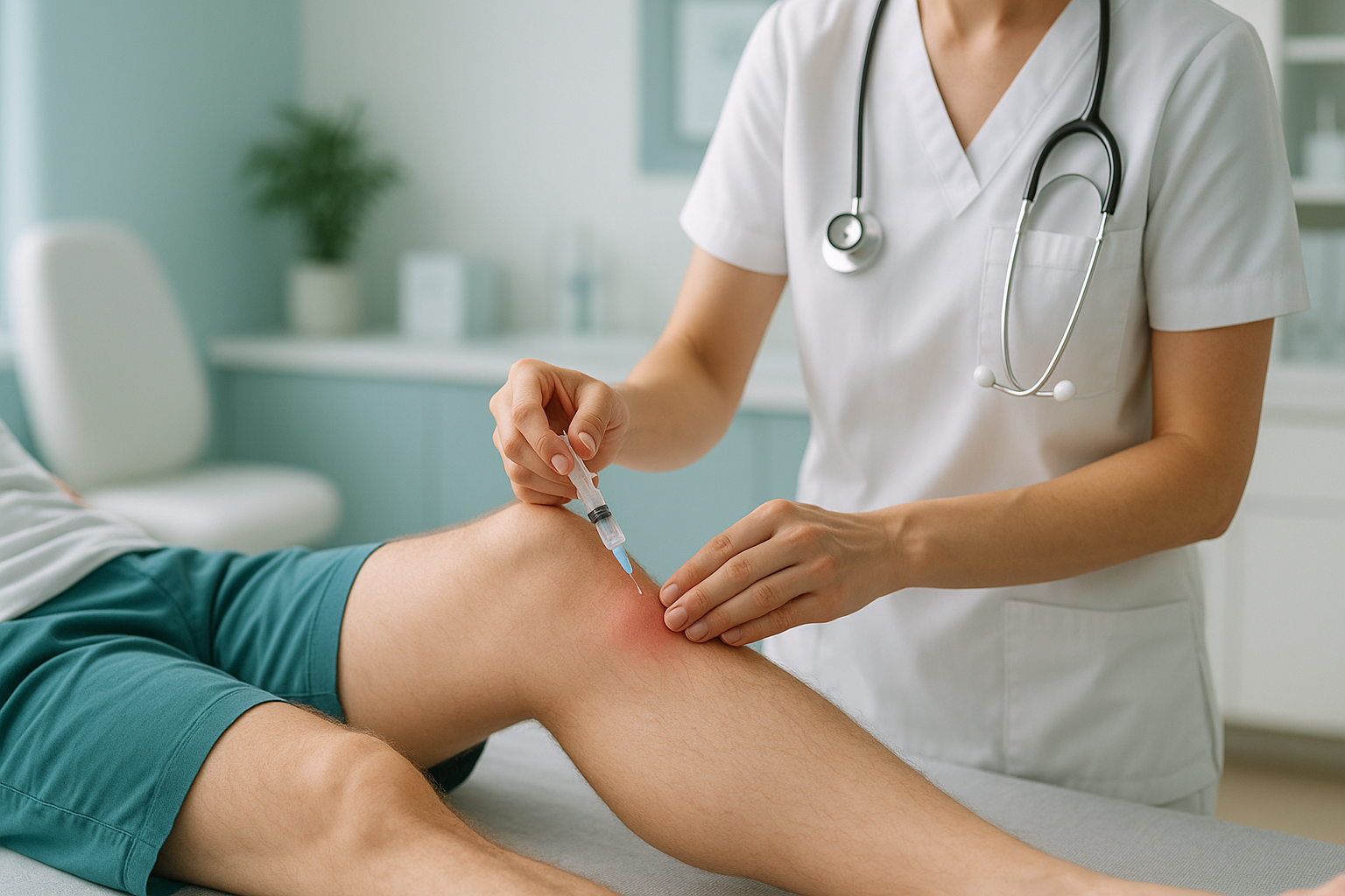Infrapatellar Bursitis (Clergyman's Knee): Treatment — ScanAlign private EOS imaging clinic, Harley Street