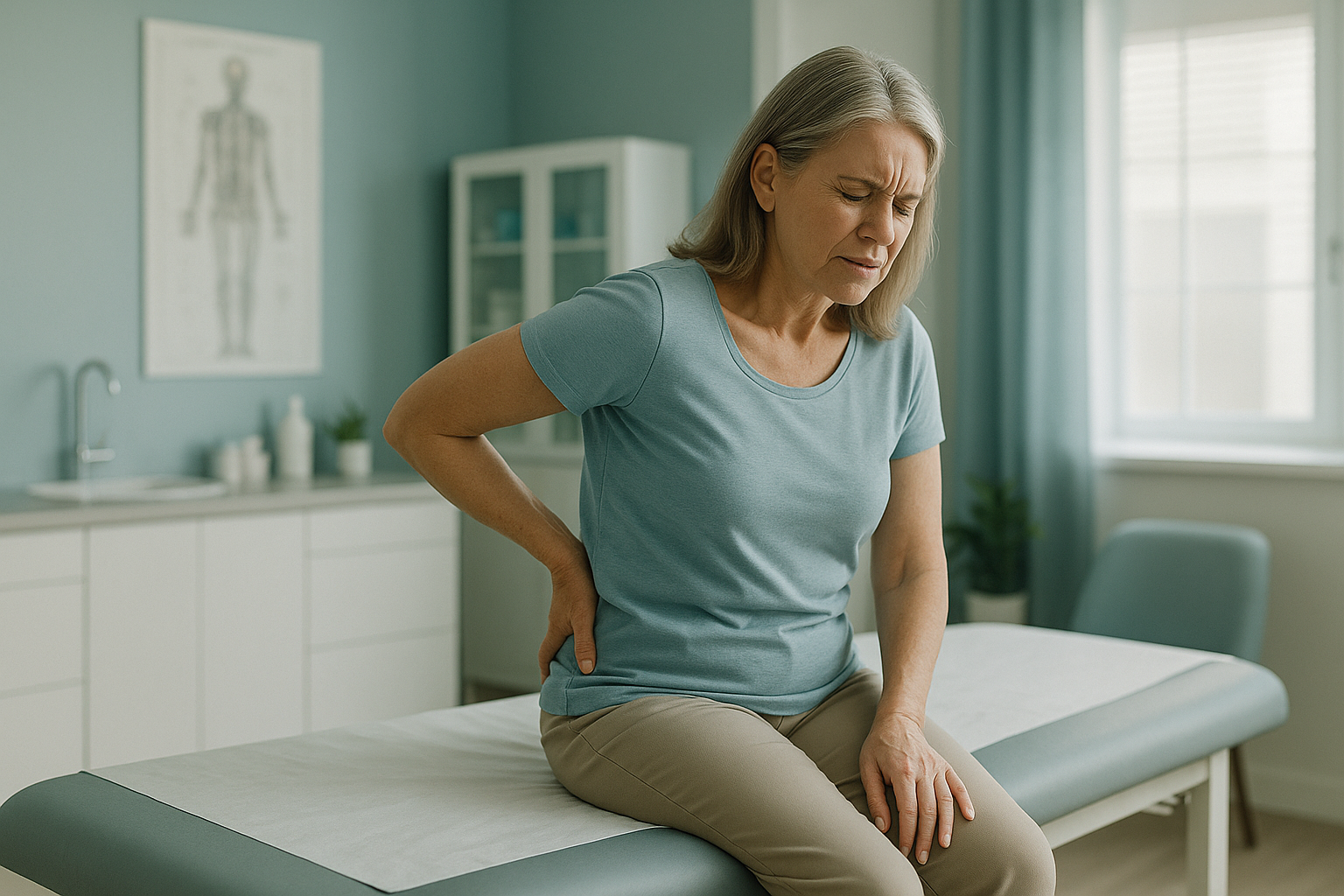 Why Does My Pain Get Worse Through the Day? — ScanAlign clinic illustration