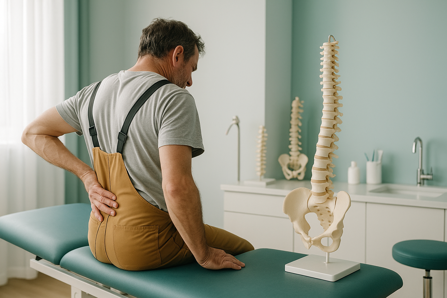 How Does Manual Work Wear Down the Spine Over Time? — ScanAlign clinic illustration