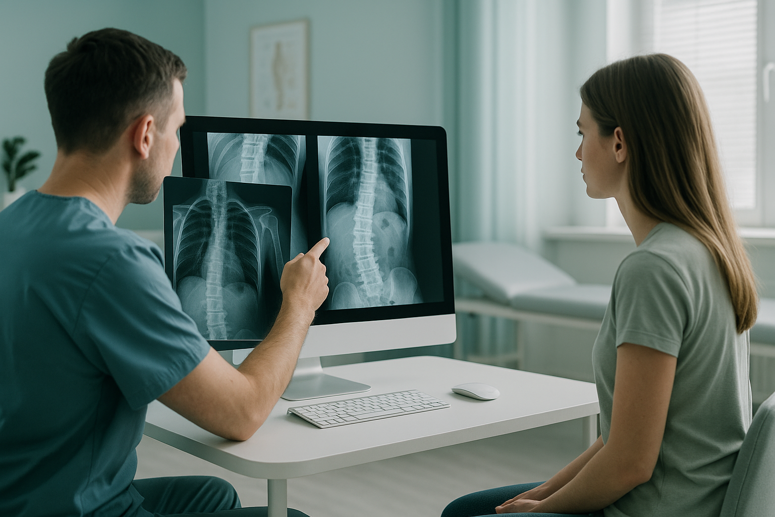 How Do Scoliosis Therapists Use Serial Imaging? — ScanAlign private EOS imaging clinic, Harley Street