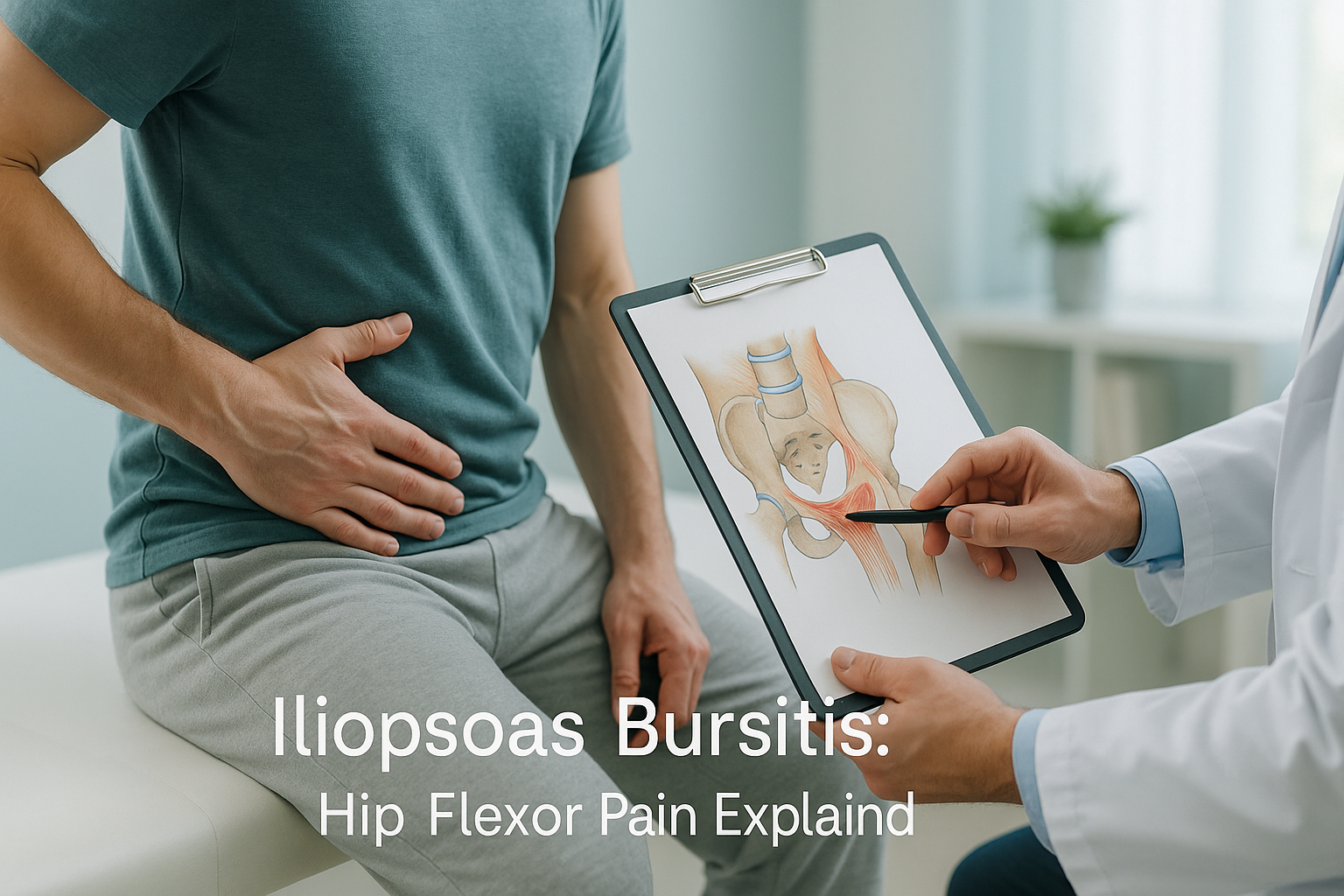 Iliopsoas Bursitis: Hip Flexor Pain Explained — ScanAlign private EOS imaging clinic, Harley Street